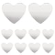 thumbnail image 1 of 20 espejos de cristal para maquillaje de mujer, mini espejo en forma de corazón, sin terminar, para manualidades artísticas., 1 of 7