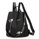 thumbnail image 2 of Mochila Oxford negra impermeable, ligera, escolar, para mujer, 2 of 5
