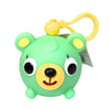 Jabber Ball Jr Bear - Green Novelty, Jibber Jabber noise toy and clip - attach to any bag or backpack By Sankyo Toys