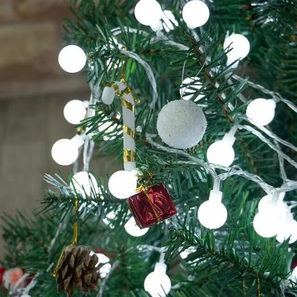 Guirnalda de luces LED impermeable para exteriores, lámpara de hadas para boda, jardín, decoración de Navidad, 10M, USB/batería