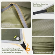 GEERTOP 17 × 10 ft Large Camping Tent Tarp Outdoor Waterproof Hammock Rain Fly Backpacking Tent Tarp Shelter for Hiking Travel Picnic(Not includes Poles)