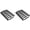 Black 2PC, variant on AFACUHX Food-Grade Silicone Roasting Rack Heat-Resistant Nonstick Cooking Pan for Kitchen Oven Microwave Air Fryer Cooking Baking Roasting Grilling Nonstick Roasting Pan (1PC)