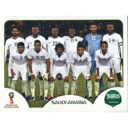 2018 Panini World Cup Stickers Russia #53 Team Photo Saudi Arabia Soccer