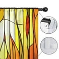 thumbnail image 4 of Blackout Kids Curtains,Stained Glass Landscape Childrens Insulated Curtains Set Of 2,Bedroom Essentials,Toddler Room Decor 42x84in(106x213cm), 4 of 4