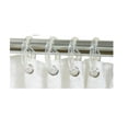 thumbnail image 2 of Bistras Shower Curtain Rings, O Shape Plastic Shower Hooks, Clear (12 Pieces), 2 of 3