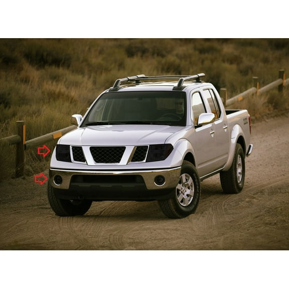 For The BlingLights Tinted Headlight Film Protective Covers for 2005-2021 Nissan Frontier D40