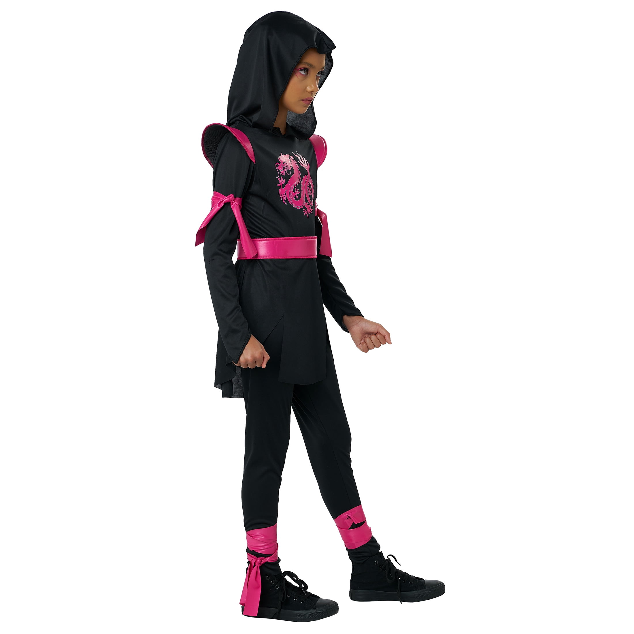Dragon Ninja, Pink, Halloween Costume for Children, Girls' Size S (6/6x), by Way to Celebrate
