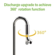 Lily Pipe Inflow Pipe Aquatic Inflow Lily Pipe with Surface Skimmer for FishTank