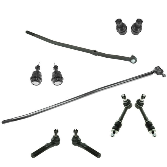 TRQ 10pc Kit Ball Joint Tie Rod Sway Bar Link LH RH for 98-99 Ram 1500 2500 4WD PSA59469 Fits select: 1998-1999 DODGE RAM 1500, 1998-1999 DODGE RAM 2500