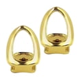 thumbnail image 2 of 2pcs Dientes Inferiores Superiores Hugo Boca Dientes Tapas de las Rejillas Oro, 2 of 9