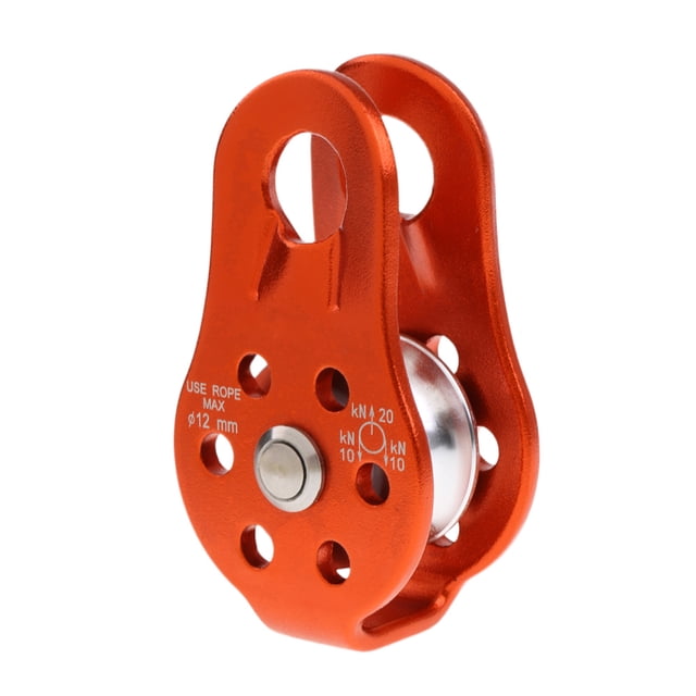 Polea de escalada de roca Poleas de montañismo para 8-12 mm Cuerdas de cordones Equipos de rappel de trabajo aéreo Accesorio accesorio de transporte al aire libre GeweYeeli OD002819-01