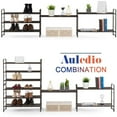 thumbnail image 4 of Shoe Rack, Auledio 3-Tier Metal Shoe Organizer for Closet, Entryway Small Space Home Decor, Bronze, 4 of 6
