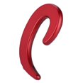 thumbnail image 3 of Bone Conduction Bluetooth Headset Hands-Free Wireless Painless (Red), 3 of 4