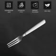 thumbnail image 3 of Premium Kitchen & Restaurant-Grade Small Fork Set Mirror Polished Stainless Steel Salad Forks, 4-Pack, 3 of 5