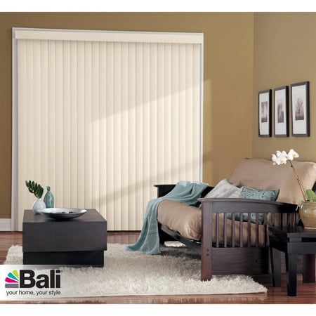 Crown Vinyl Blinds - Bali Essentials Crown Vertical Blind, Available in Multiple Colors and Sizes