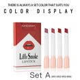 thumbnail image 2 of Opperiaya 4pcs Matte Lipstick, Long Lasting Moisturizing Velvet Lipstick Blush Makeup Cosmetics, 2 of 6