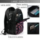 thumbnail image 4 of Balery Foxes In Different Poses Mochila con carga USB para hombre y mujer - Mochila impermeable y antirrobo para laptop con puerto USB para viajes, trabajo, 4 of 7