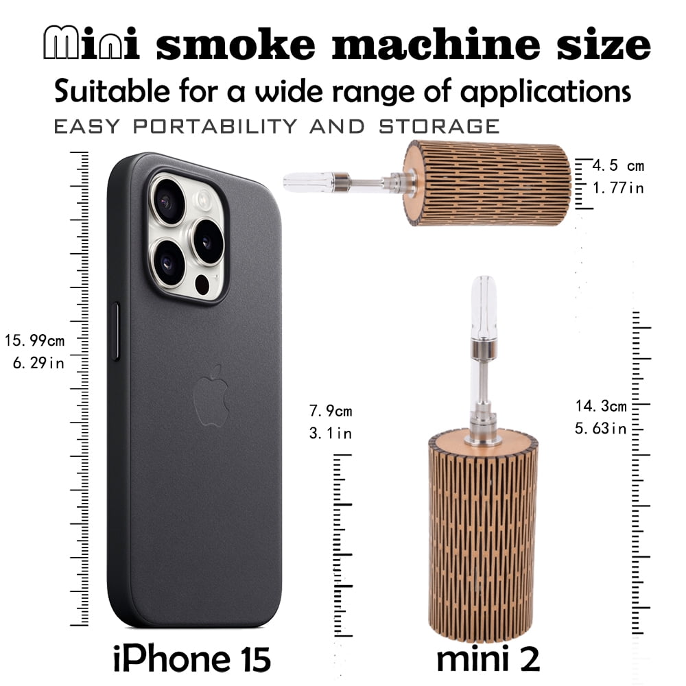 Mini Smoke Machine for Party、Halloween，Fog Machine Wireless Remote Control Suitable for Food， Photography ，Outdoor Activities，Cosplay，Stage Effect