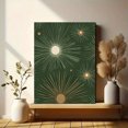 thumbnail image 6 of Sunburst Celestial Abstract Canvas Print, Wall Art for Living Room, Bedroom, Office, Dining Room, Hallway, 6 of 8
