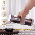 thumbnail image 1 of Cold Brew Coffee Maker Mason Jar Pitcher 800ML Stainless Steel Filter with Cup Brush Cold Brew Pitcher for Fruits Tea, 1 of 7