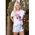 thumbnail image 3 of Faith Love Hope Breast Cancer Aware Women's Plus Size Graphic Tee Brisco Brands 2X, 3 of 4