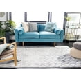 thumbnail image 4 of SAFAVIEH Amelia Floella Geometric Area Rug, Gray/Blue, 5'3" x 5'3" Square, 4 of 13