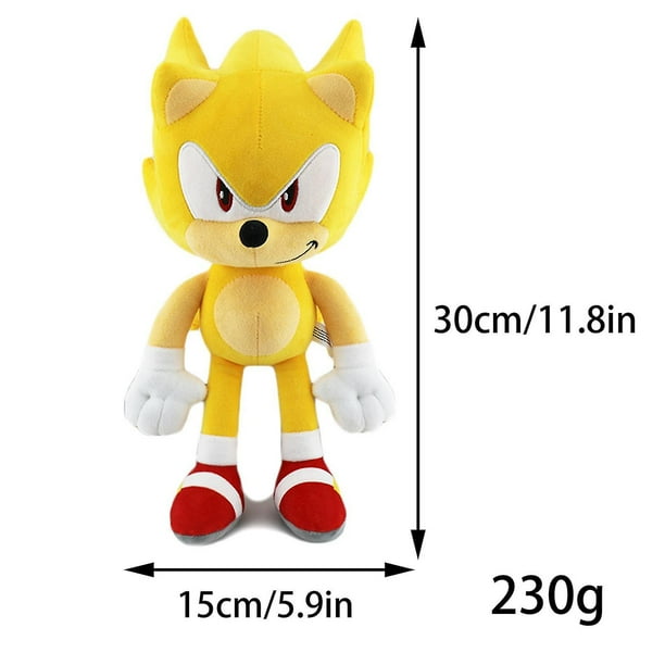 11.8 super Sonic Plush Toy Soft Stuffed Animal Kids Doll Gift 3 Walmart