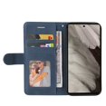 thumbnail image 6 of SaniMore for Google Pixel 7A Case with Folding Kickstand, Shock Resistant Magnetic Wallet PU Leather Cover with RFID Blocking Card Holder + Hand Strap Shockproof Protective Shell, Blue, 6 of 8
