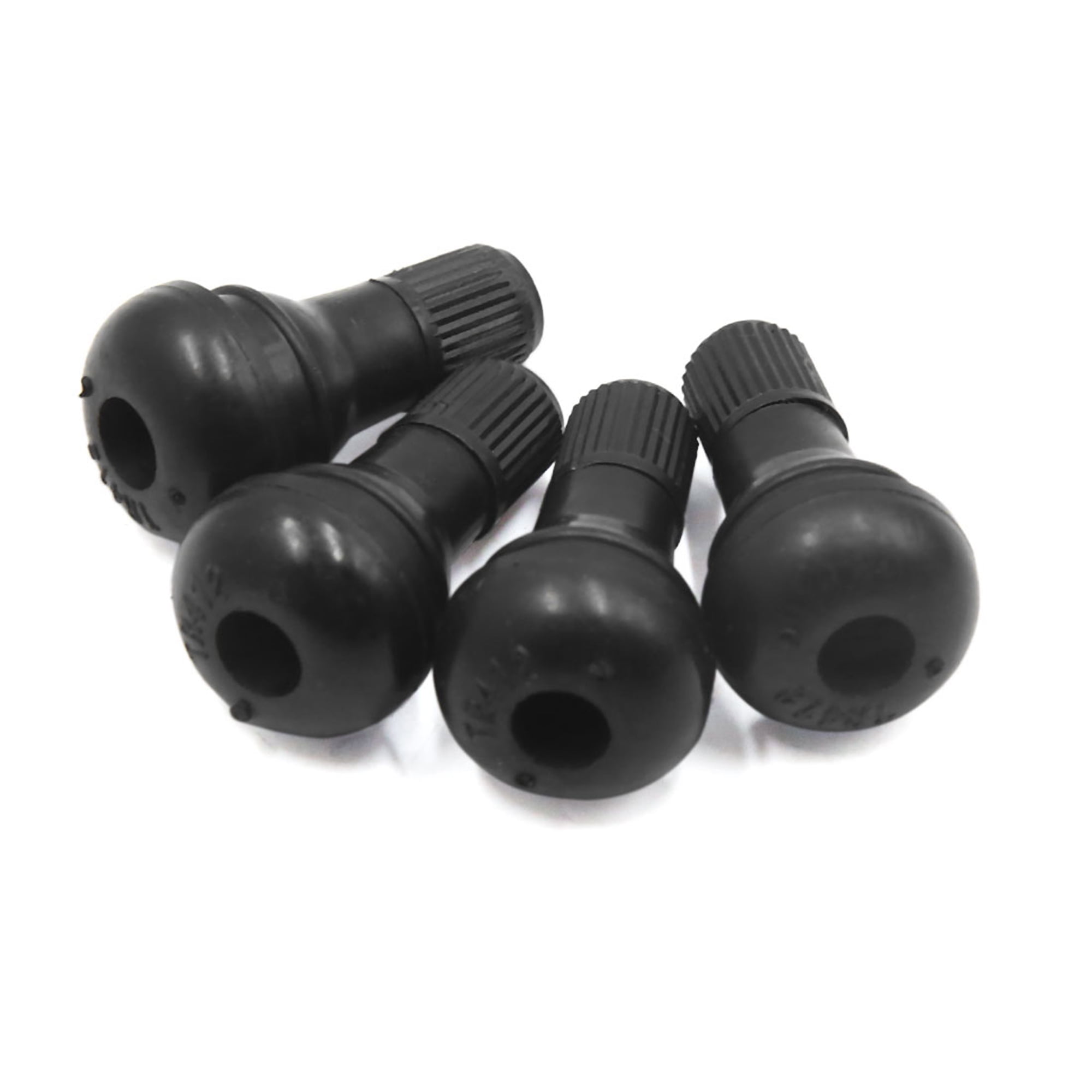 Unique Bargains 4pcs Black Zinc Alloy 35mm Length Tubeless Wheel Tyre Tire Valve Stem for Truck Car Auto