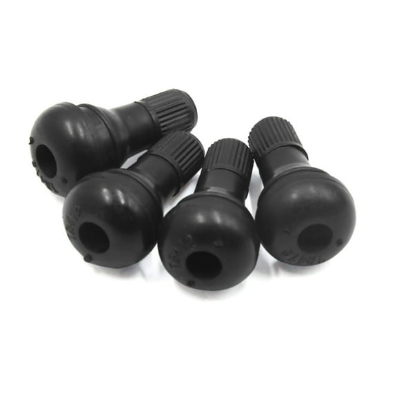 Unique Bargains 4pcs Black Zinc Alloy 35mm Length Tubeless Wheel Tyre Tire Valve Stem for Truck Car Auto