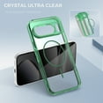thumbnail image 3 of Allytechgroup Clear Case for Google Pixel 10 Pro XL, Compatible with Magsafe Anti Yellowing Slim Shockproof and Anti-Scratch Protective Magnetic Back Cover for Google Pixel 10 Pro XL, Green, 3 of 6