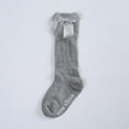 thumbnail image 6 of Aosijia Baby Knee High Socks Newborn Infants Long Cotton Socks Boys Girls Toddlers Ruffled Socks Gray, 6 of 9