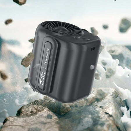 

Xtnmypj Outdoor Hanging Fan Construction Portable High Wind Hanging Fan Rechargeable High Speed Fan for Car Travel RV Camp Hurricane Emergency