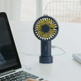 thumbnail image 6 of Portable Fan VibHome Handheld Fans Handheld Fan Compact Lightweight Portable 8 Blades Outdoor Pocket Fan USB Rechargeable 3-speed Variable High Capacity 1266mAh Variable Angle, 6 of 7