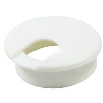 Rok Hardware 5 Pack Round Grommet, 2" (51mm) Diameter, Made of ABS, White Finish