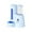 Blue, variant on Hamster Water Dispenser Automatic Feeder Bottle No Design 5.1x4.3x6.3 Inches Large Capacity Leakproof Cage Accessory For Ferrets And Small Animals Water Bottle for Dogs with Stand Dog Water Bowl No