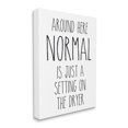thumbnail image 3 of Stupell Industries Normal Dryer Setting Funny Laundry Dryer Lettering Graphic Art Gallery Wrapped Canvas Print Wall Art, Design by Lettered and Lined, 3 of 7