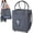 Gunmetal, variant on Rolling Tote Bag, 90L Collapsible Portable Shopping Cart with Wheels for Groceries, Laundry, Organization