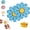 Blue-2pc, variant on Magnetic Flower with Petal Clips, 3D Printed Snack Bag Sealer with Detachable Petals, Fridge Magnet Food Storage Clip for Chips, Cereal, Bread, Kitchen Organization