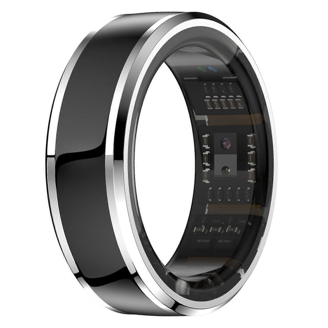 Bluetooth Smart Ring - Health Tracker Ring with Heart Rate, Blood Oxygen, Sleep Monitoring & Motion Games