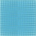 thumbnail image 1 of Ahgly Company Machine Washable Indoor Square Transitional Deep Sky Blue Area Rugs, 7' Square, 1 of 7