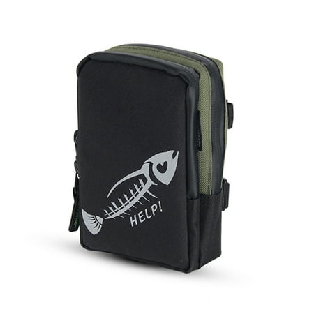Fly Fishing Bag Portable Mini Fishing Tackle Gear Bag Pocket Fishing Tackle Pouch Outdoors Sports