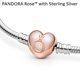 thumbnail image 4 of Pulsera PANDORA Moments con cierre en forma de corazón, oro rosa, 21 cm, 4 of 9