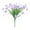 Purple, variant on JWDX Artificial Flowers Clearance Artificial Flower Plastic Faux Daisy Wildflowers Indoor Outside Garden Decor Blue