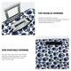 thumbnail image 3 of Balery black Skull white Funda de equipaje, fundas para maletas, elástica, lavable, protector de maletas, compatible con maletas de 18 a 32 pulgadas-Medium, 3 of 7