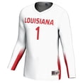 thumbnail image 2 of Unisex GameDay Greats #1 White Louisiana Ragin' Cajuns Lightweight Volleyball Jersey, 2 of 4