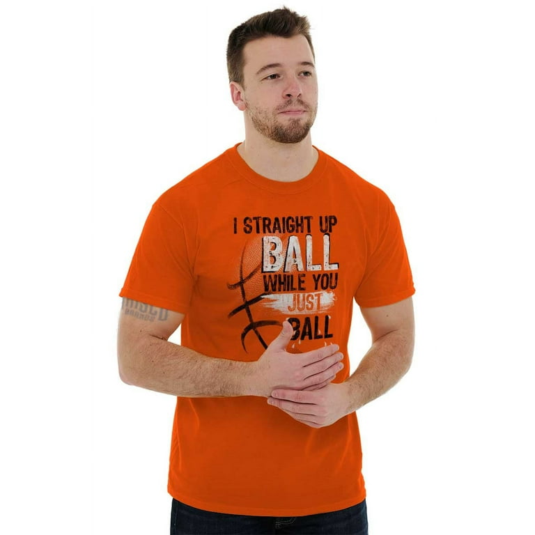 Straight Up Ball Basketball Men's Graphic T Shirt Tees Brisco Brands S