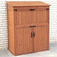 thumbnail image 2 of Leisure Season Wood Storage Cabinet with Drop Table in Medium Brown, 2 of 7