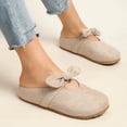 thumbnail image 3 of Bow Knot Mary Jane Mules, Slip On Closed Toe Shoes, Casual Comfort Footwear (Women's), 3 of 6