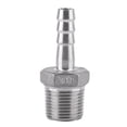 thumbnail image 2 of Cergrey Acier Inoxydable SS304 Tuyau de Filetage Mâle Raccord de Queue de Tuyau de Barbillon BSP 1/8 3/4, Adaptateur de Barbillon, Adaptateur de Tuyau, 2 of 3